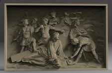 STL 3D Model The Road to Golgofa for CNC Router 3D Print Engraver Carving Aspire