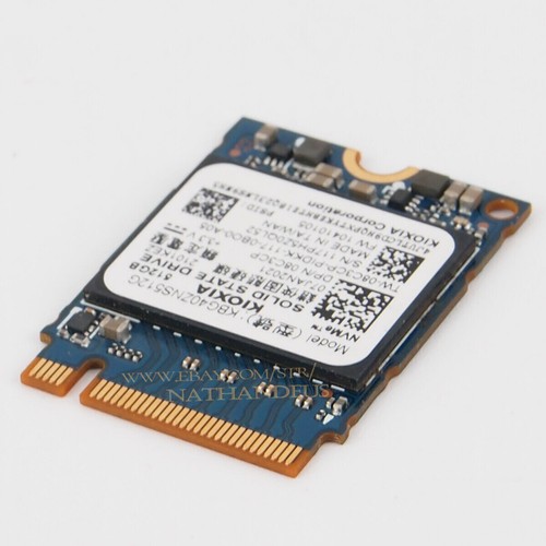 KIOXIA Toshiba SSD KBG40ZNS512G 512GB PCIe3.0x4 NVMe M.2 2230 Solid State Drive - Afbeelding 2 van 5