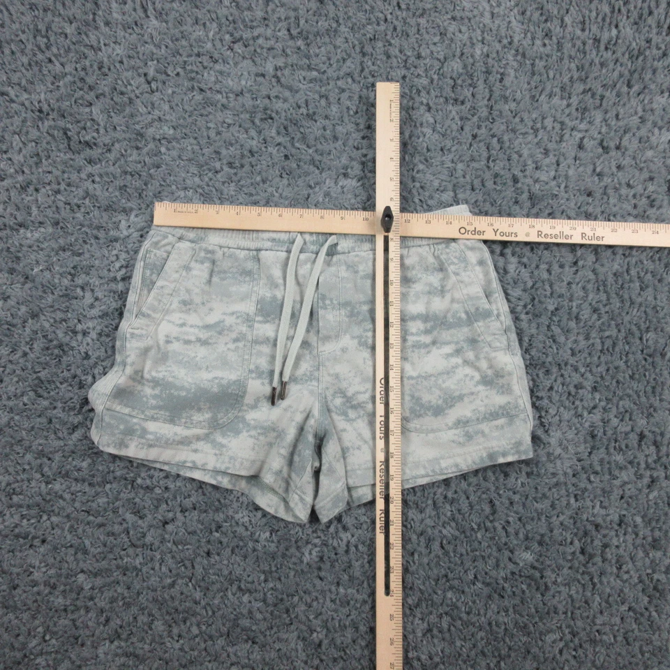 Pantalones Cortos Athleta Mujer Gris Mediano Cordón Geométrico Pull On Sweat 32x3* Foto 3 de 4