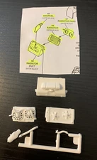 98 Corvette RADIATOR,FANS MORE 1000 Model Car Parts COMBINE PARTS SAVE $