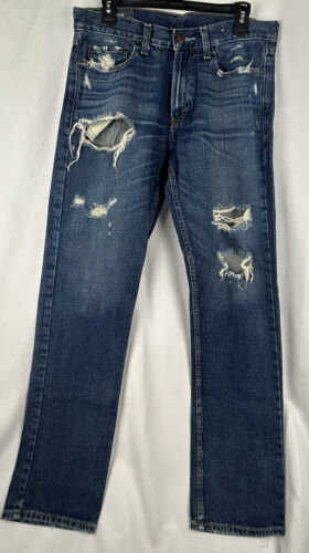 Hollister schmale gerade Distressed Herrenjeans 32X32