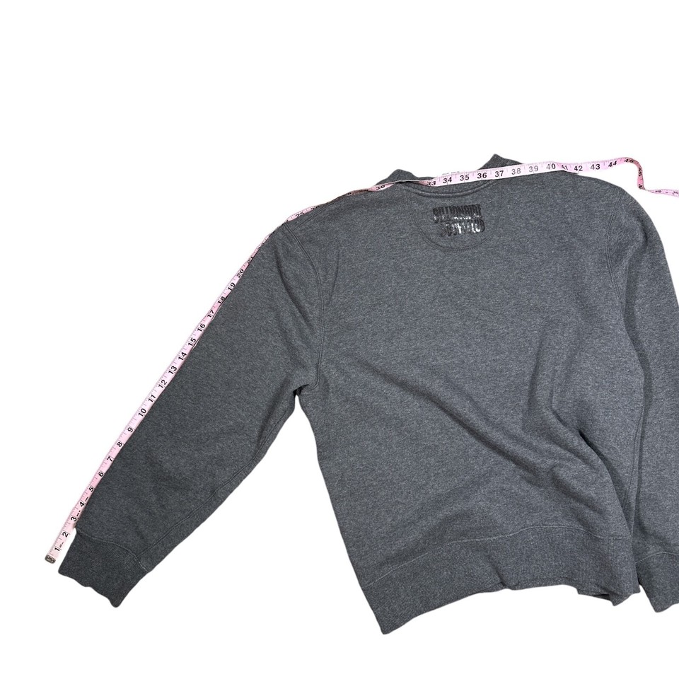 BBC Billionaire Boys Club Big Astronaut Logo Gray Fleece Sweatshirt