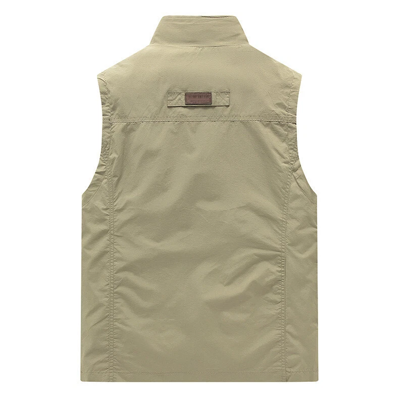 Summer Outdoor Fishing Photography Camping Stand-up Collar Vest Waistcoat - Image 3 of 4