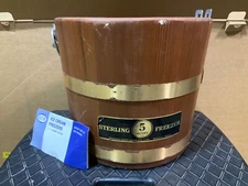 New Sterling Richmond Cedar Works 5 Quart Ice Cream Freezer Wood Barrel Only