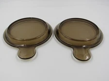 2 Amber Pyrex P-240-C REPLACEMENT LIDS for 24 oz. Corning Vision GRAB-IT Bowls