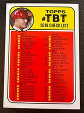 2019 Topps Throwback Thursday Baseball Cards Checklist 65