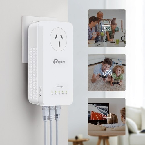 TP-Link TL-WPA8631PKIT AV1300 Gigabit Passthrough Powerline AC Wi-Fi Kit - 第 7/8 張圖片