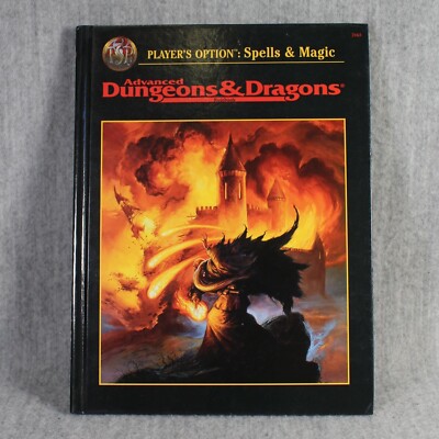 TSR Advanced Dungeons & Dragons AD&D Rulebook Players Option Spells & Magic 1996