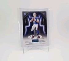 JOSH ALLEN 2018 Panini Playbook 3/49 Platinum Blue Foil Rookie BUFFALO (LOOK)