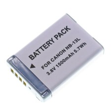 Battery for Canon NB-13L 60342 PowerShot G5X G7X G9X Mark II SX620 SX720 SX730
