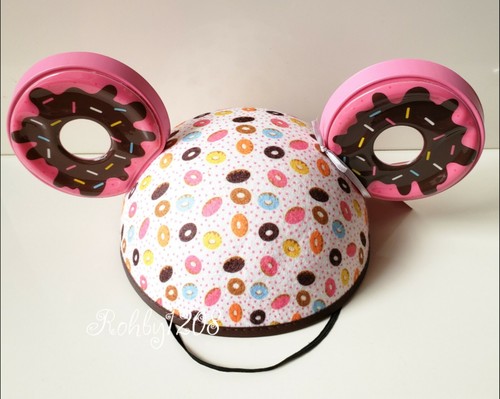 Disney Parks Vinylmation Cutesters Too Sprinkles Pink Donut Mickey Ears Earhat - Picture 4 of 6