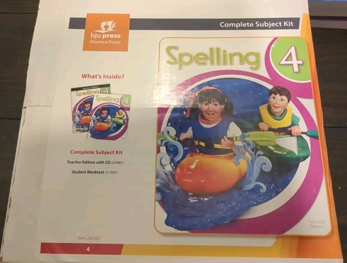 BJU - Spelling 1 - Complete Subject Kit - 3rd Edition - NIB - 501064
