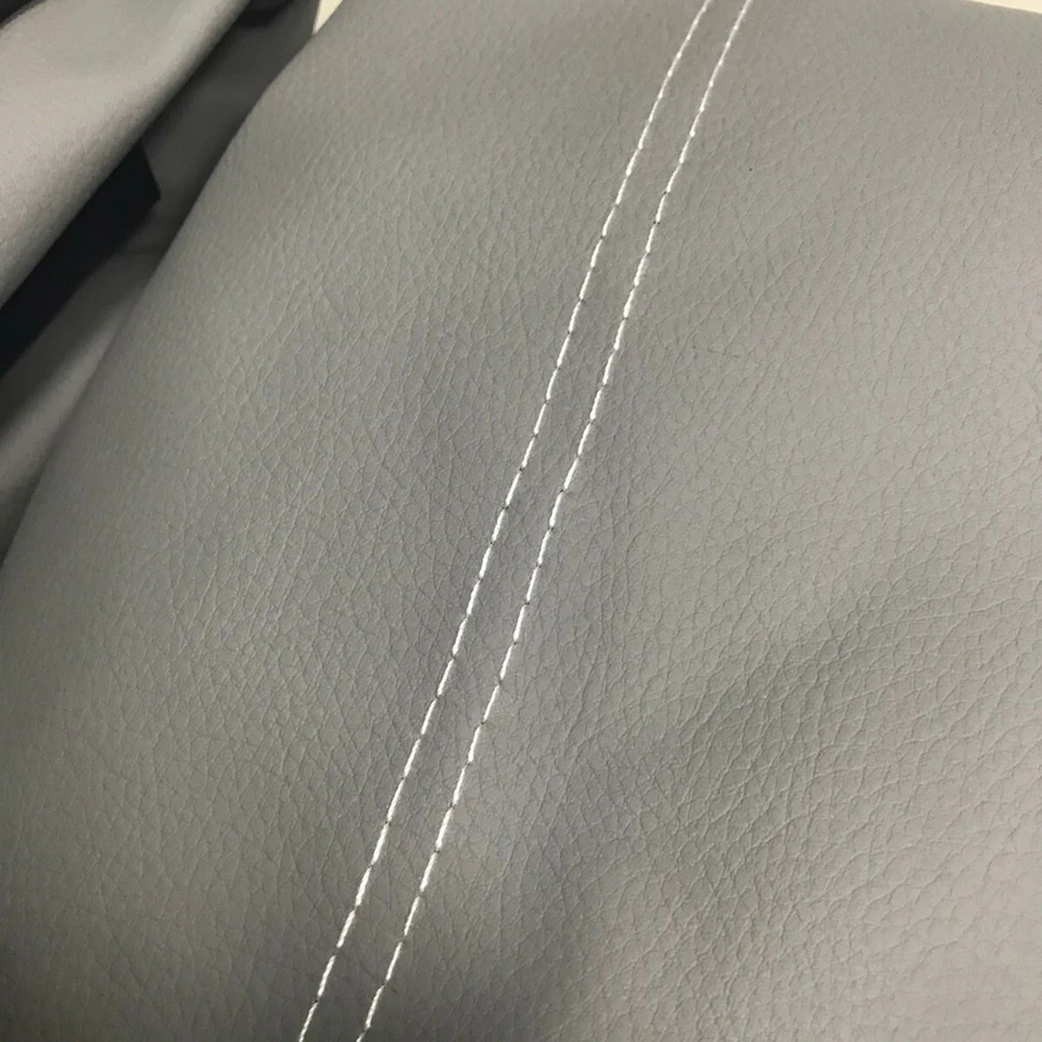  Juego completo de 9 piezas de protector de funda de asiento de coche + cojín delantero y trasero interior de cuero PU Foto 4 de 4