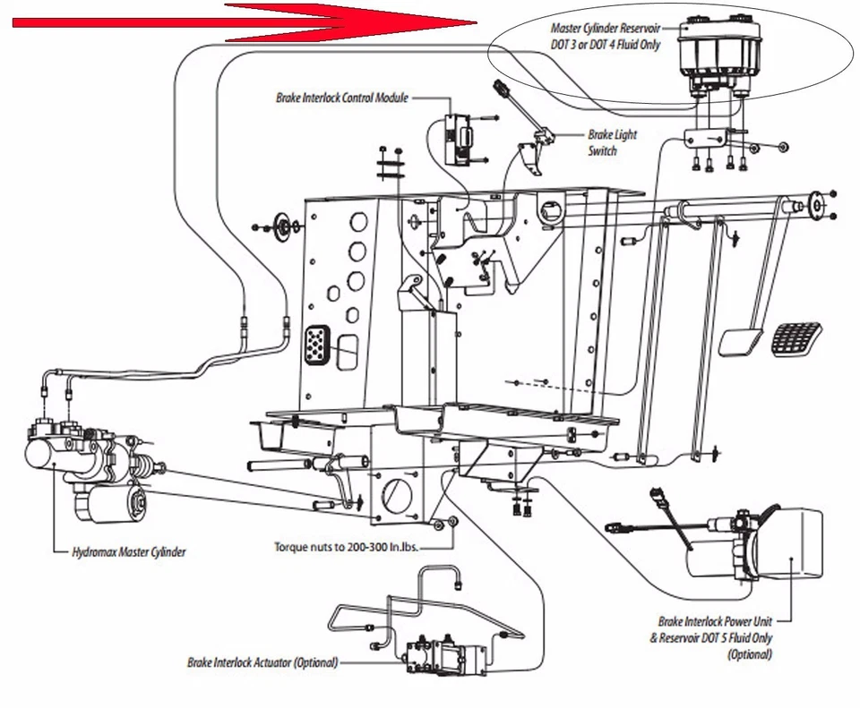 Depósito Bosch Hydro-Max cilindro maestro Kodiak Topkick Isuzu F750 Hino KW navegación Foto 3 de 4