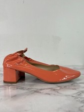Everlane Women's The Italian Patent Leather Coral Heel Size 7