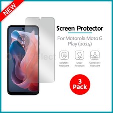 3-Pack LCD Ultra Clear HD Screen Protector for Phone Motorola Moto G Play 2024 