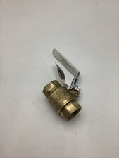 Raven L-610T001-NL 1" Full Port Threaded Ball Valve w/ Latch Lock Handle