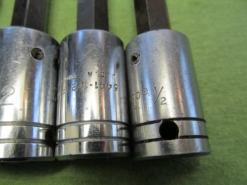 CHOICE!!  ONE Proto U.S.A. Hex Bit Socket - 1/2"dr. - 1/2" Hex  - Picture 6 of 9