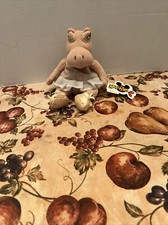 MOUSEKETOYS DISNEY FANTASIA HYACINTH THE HIPPO HIPPOPOTAMUS BEANBAG PLUSH TOY