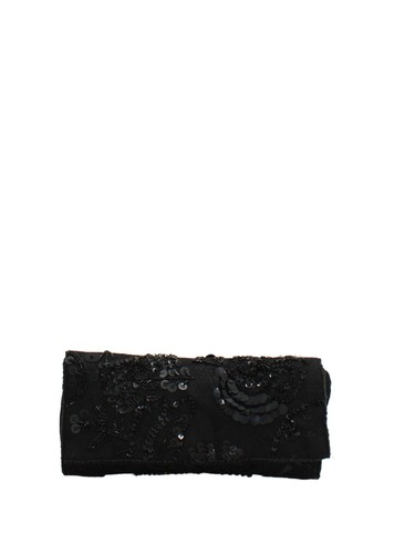 Accessorize Women's Bag Black Floral 100% Other Clutch