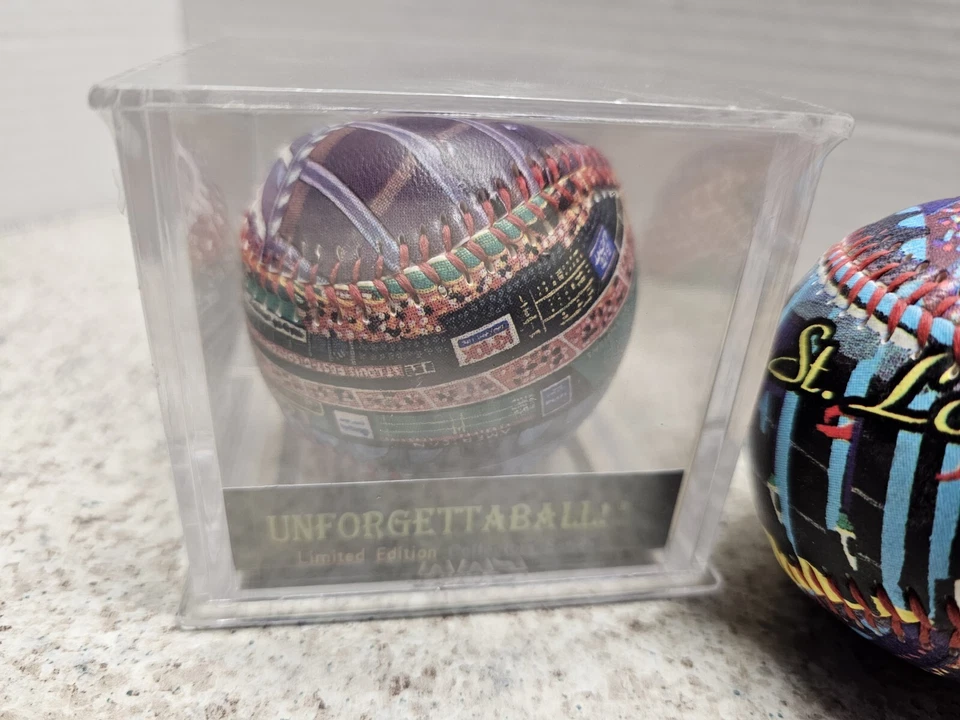 St Louis Cardinals MLB Busch Stadium Sportsman's Park Unforgetaball Baseball Set - Image 4 of 4