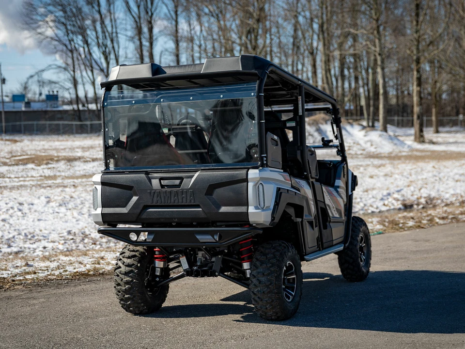 Parabrisas trasero SuperATV ligero tintado de alta resistencia para Yamaha Wolverine X4 (2018+) Foto 2 de 4
