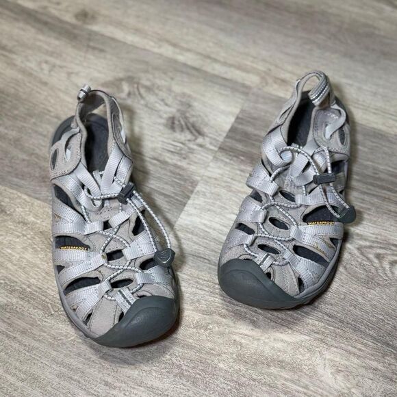 Sandali Keen escursionismo impermeabili donna 6 5 grigi lavabili prezzo al pubblico consigliato $120