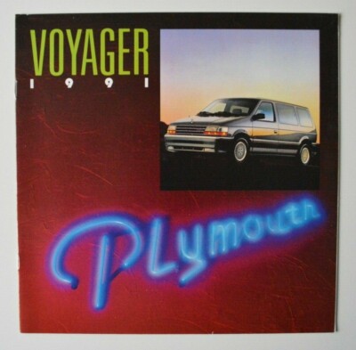 PLYMOUTH Voyager 1991 dealer brochure catalog - French - Canada