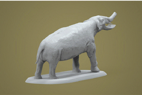 Platybelodon Acient Animal 3D Unpainted Figure Model GK Blank Kit New Toy Stock - Picture 5 of 10