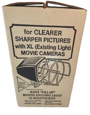 Vintage Gefitec GF-6 Camera Light With Box For Movie Or Camera It works 