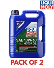 SALE!! LIQUI MOLY 2024 Synthoil Race Tech GT1 10W-60 5 Liter - Pack of 2