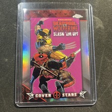 Topps Marvel Chrome 2025 Deadpool Cover Stars Insert Deadpool vs Wolverine CS-20