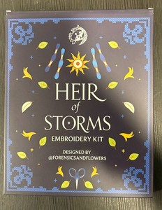 Fairyloot Heir of Storms by Lauryn Hamilton Murray Embroidery Kit
