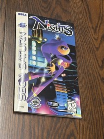 SEGA NiGHTS into Dreams... (Sega Saturn, 1996) Action Adventure w/ Manual