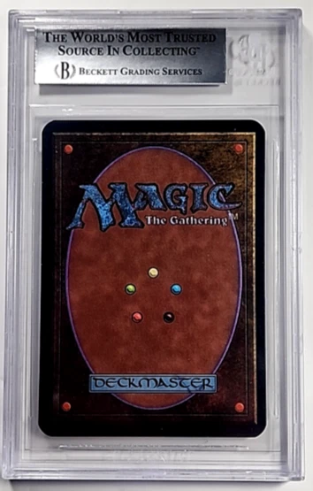 1993 MTG Magic The Gathering LEA Alpha Vintage Fear BGS 9 Mint - Image 2 of 3