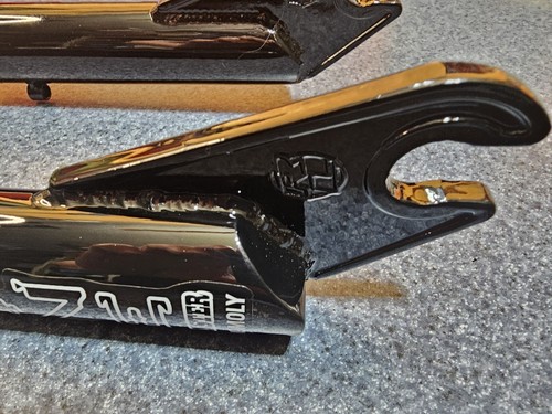 REDLINE MONSTER FORK CROMOLY NOS BLACK 1-1/8” STEERER 990 MOUNTS 14MM DROPOUTS - Picture 5 of 24