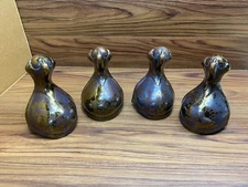 SET OF 4 ORNATE ORIGINAL CLAWFOOT BATHTUB BATH TUB LEGS FEET BALL AND CLAW