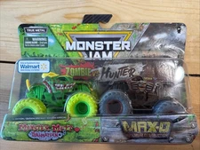 Monster Jam Zombie Vs Hunter [Monster Mutt vs Max-D] 1/64 Scale Double Pack