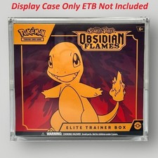 Pokemon Elite Trainer Box ETB Acrylic Display Case Magnetic Lid UV Protection
