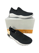 Bernie Mev Women's, Gravitas Slip-On Black Sneakers EUR 39 US 8