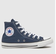 Converse Unisex ChuckTaylor AllStar Canvas HighTop Sneaker Navy Size 9