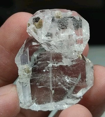 Faden Quartz Crystal Having Good Luster & Nice Growth.