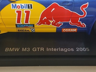 AUTOart 1/18 BMW (e46)M3 GTR 'Red Bull' #11 Interlagos 2005 | eBay