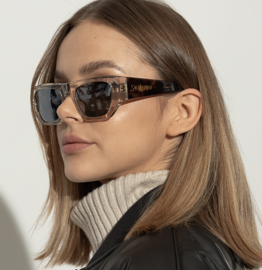 NUOVI occhiali da sole Yves Saint Laurent SL 740 003 52 mm 100% autentici