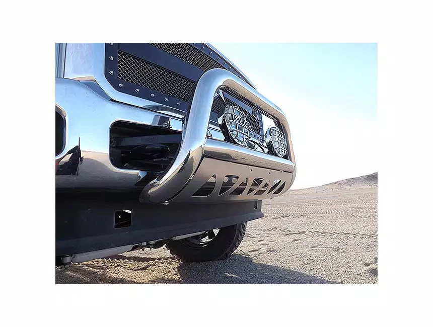 Go Rhino Charger RC2 Polished Stainless Bull Bar Fits 03-06 Silverado/Siera 1500 Foto 4 de 4