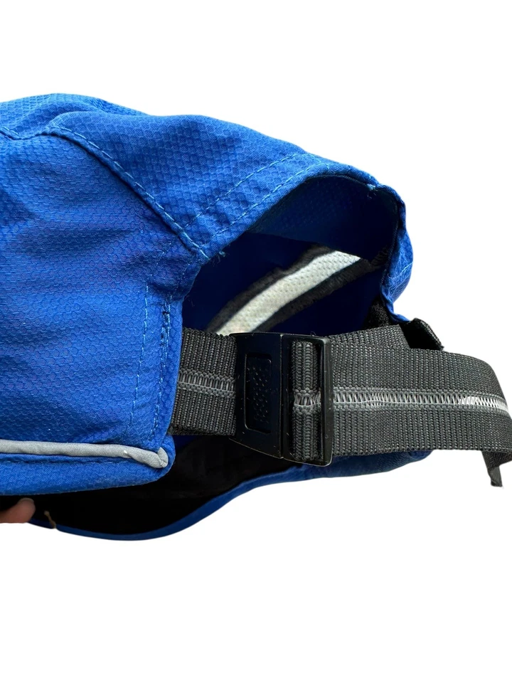 Gorra Mizuno de malla ligera seca unisex para correr senderismo camping pesca sombrero azul real Foto 4 de 4