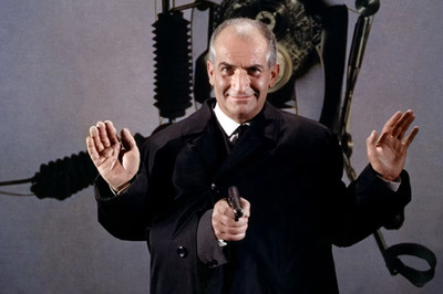 1/18 FIGUR  LOUIS  DE  FUNES  FANTOMAS  VROOM   FUR  NOREV  MINICHAMPS  SCHUCO