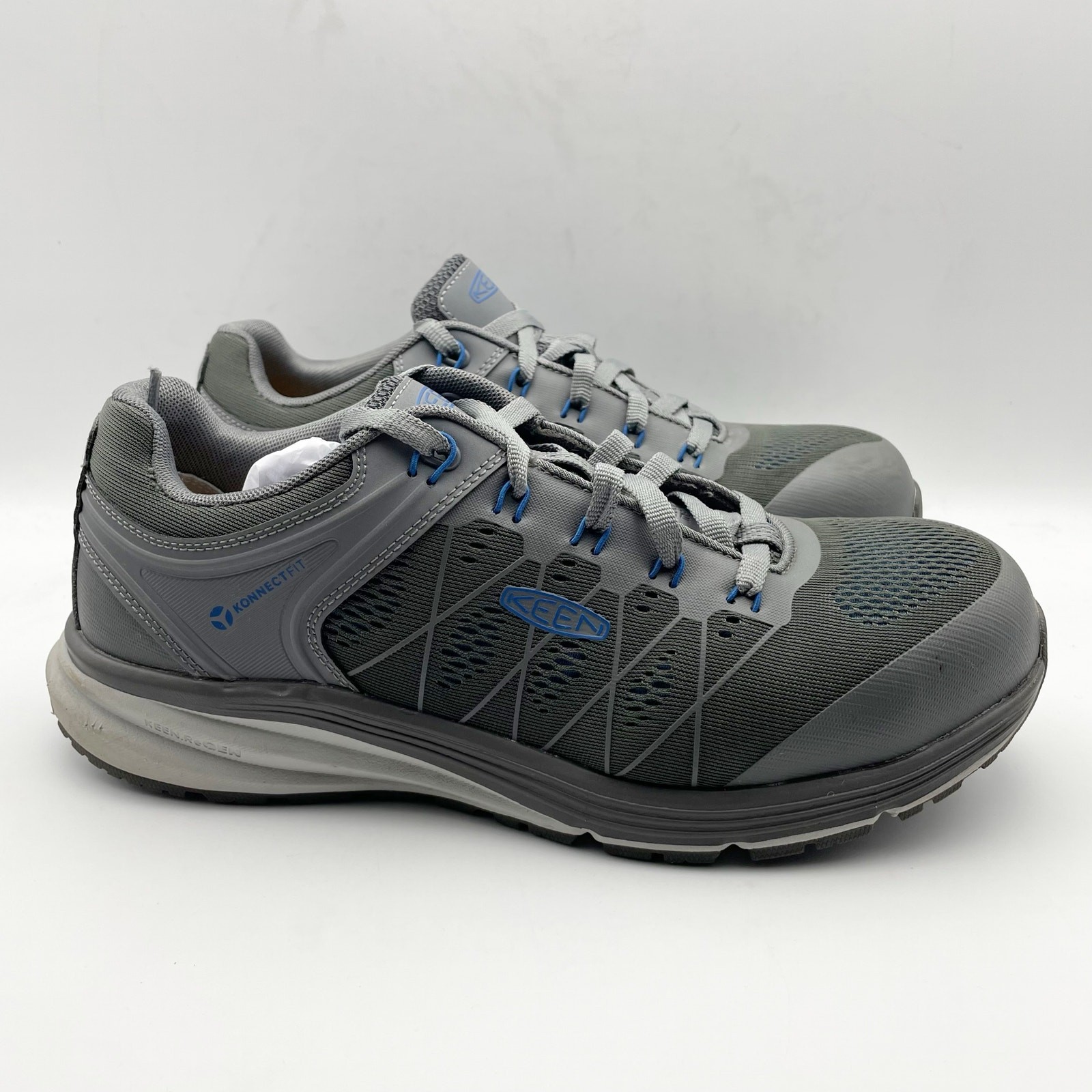 Scarpa da lavoro Keen Utility da uomo Vista Energy punta composita US 10D EU 43 grigia usata in ottime condizioni