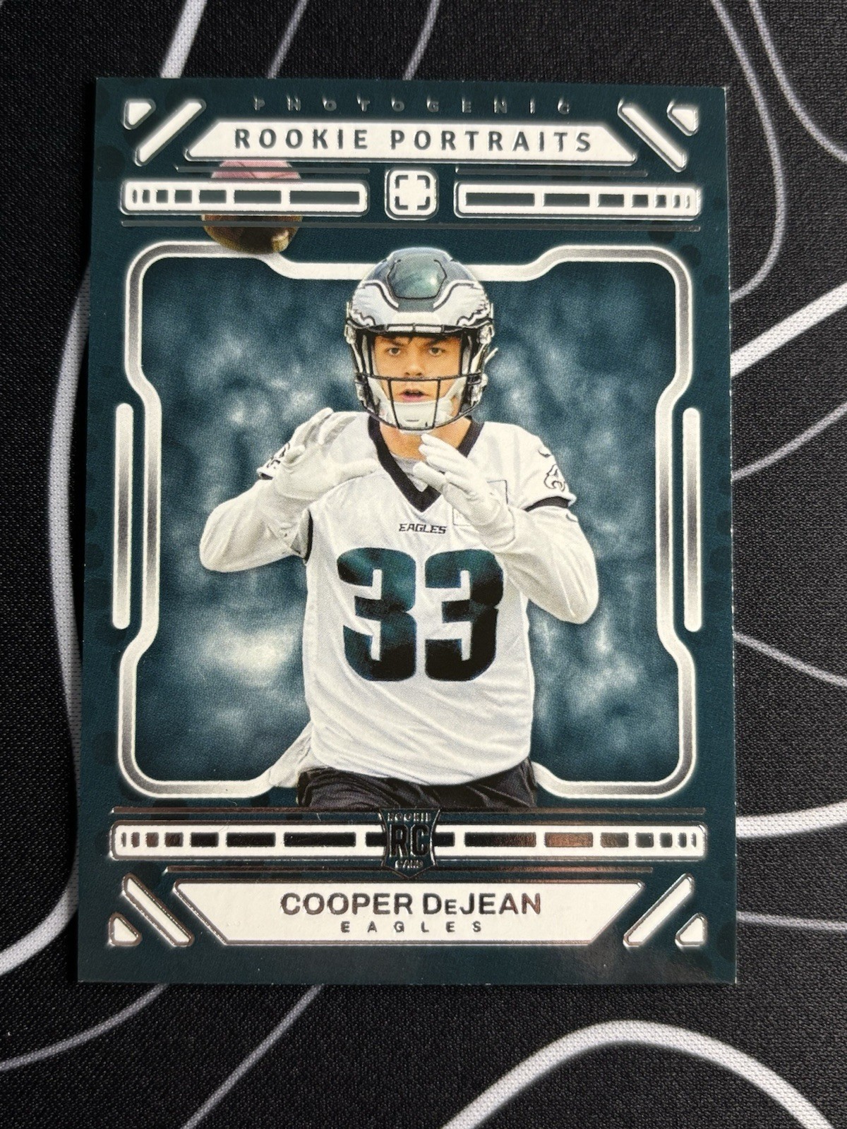 2024 Panini Photogenic - Cooper DeJean Rookie Portraits #188 - Eagles RC