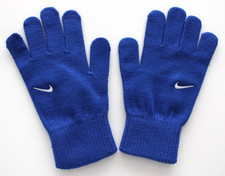 Nike Knitted Swoosh Gloves Youth L/XL Game Royal/White